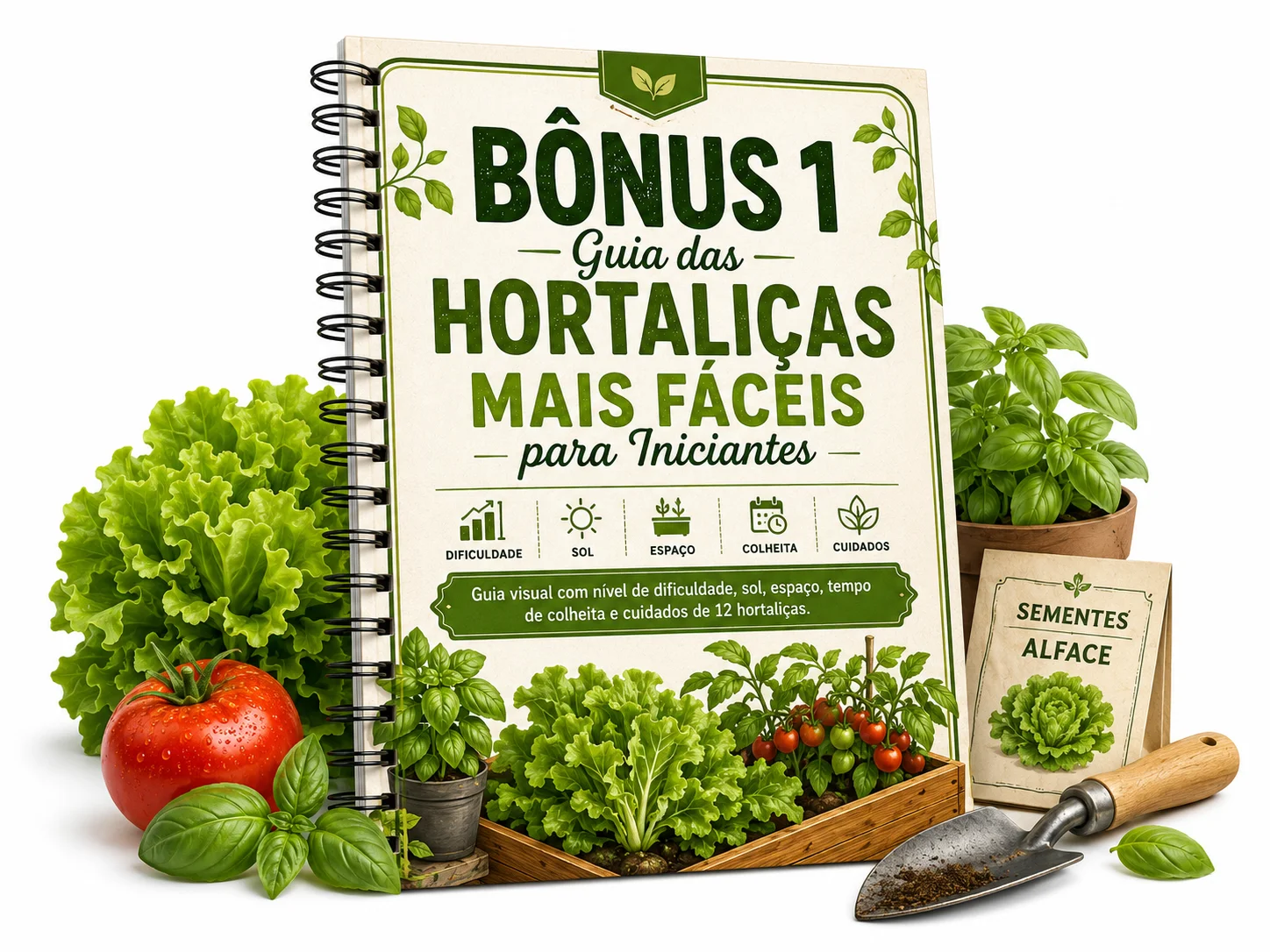 Bônus 1: Guia das Hortaliças Mais Fáceis