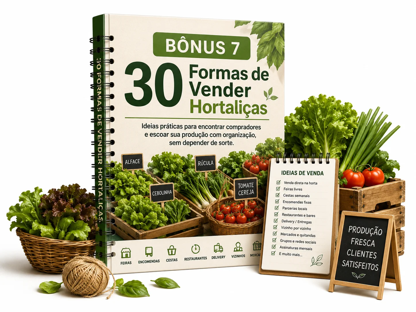 Bônus 7: 30 Formas de Vender Hortaliças